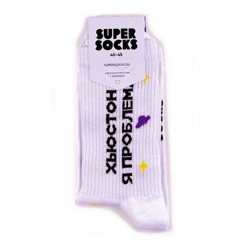 Носки женские Super Socks Houston белые 36-40 в Дикая Орхидея