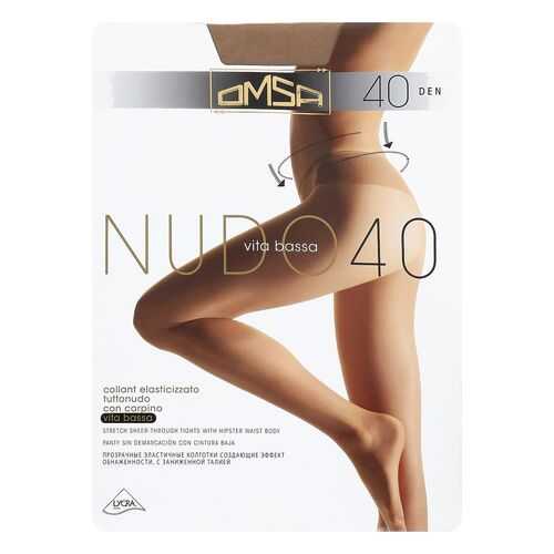 Колготки Omsa NUDO 40 VITA BASSA / Daino (Загар) / 2 (S) в Дикая Орхидея