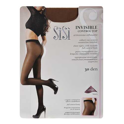 Колготки SiSi INVISIBLE CONTROL TOP 30 / Moka (Шоколад) / 3 (M) в Дикая Орхидея