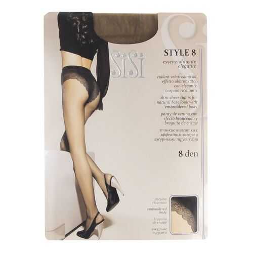 Колготки SiSi STYLE 8 / Ambra (Загар) / 4 (L) в Дикая Орхидея